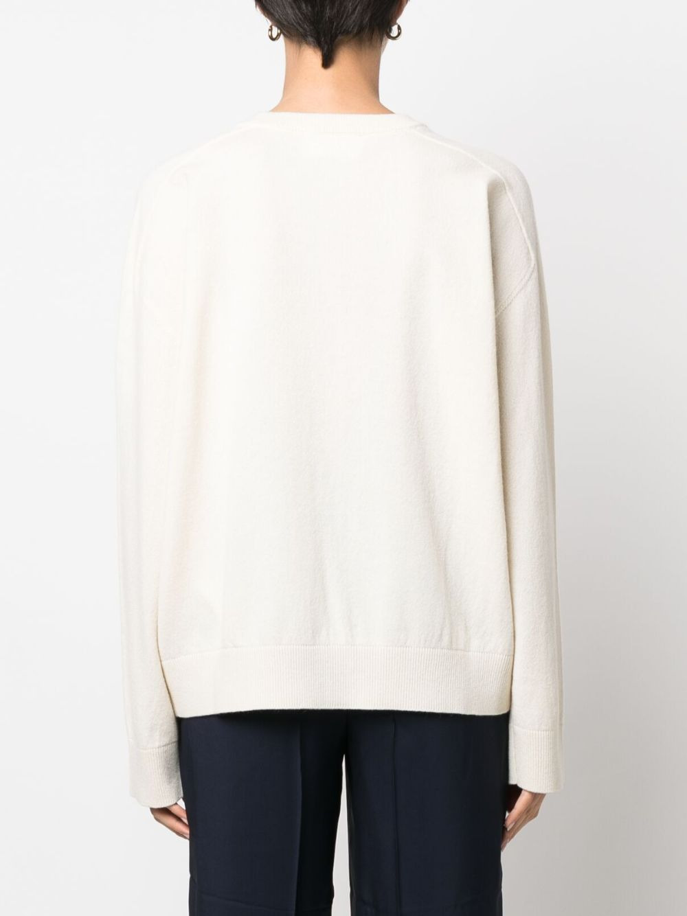 ribbed-knit cashmere jumper - 4
