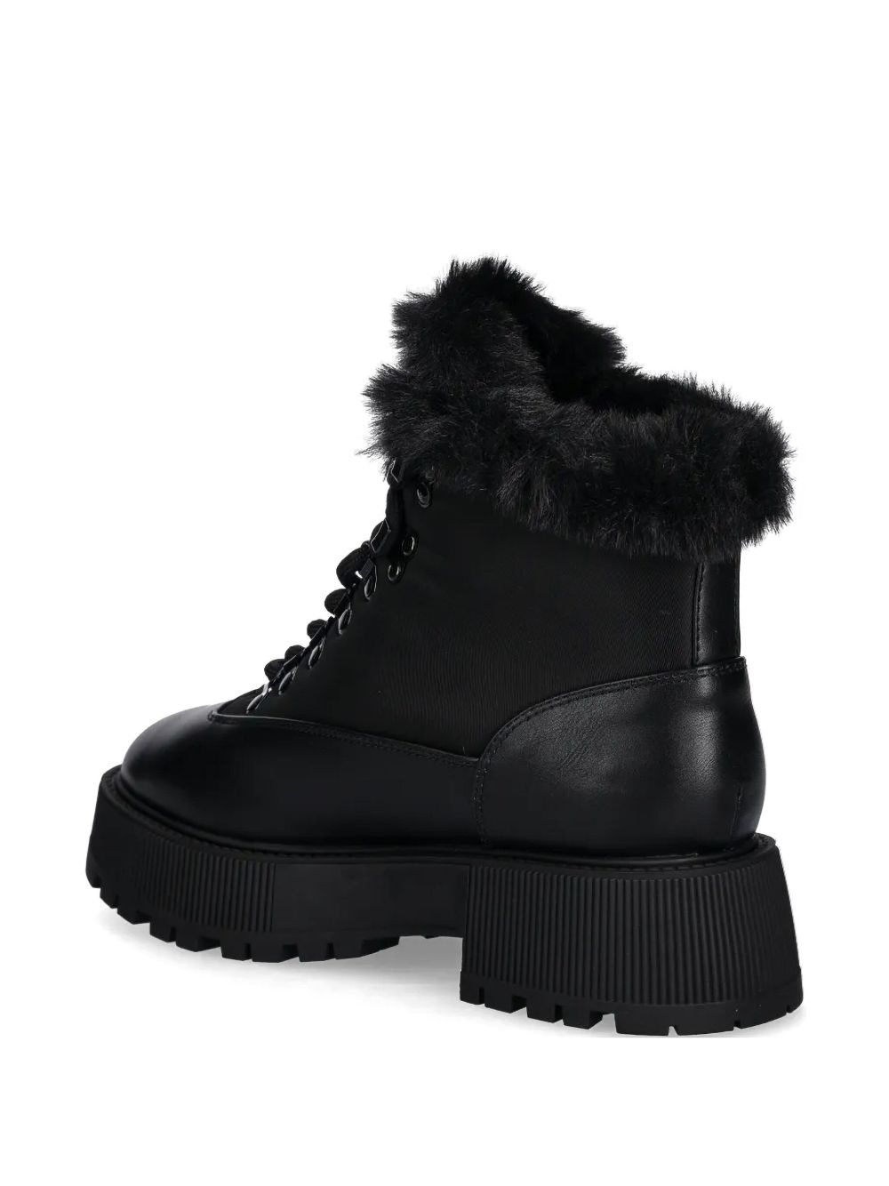 lace-up combat boots - 3