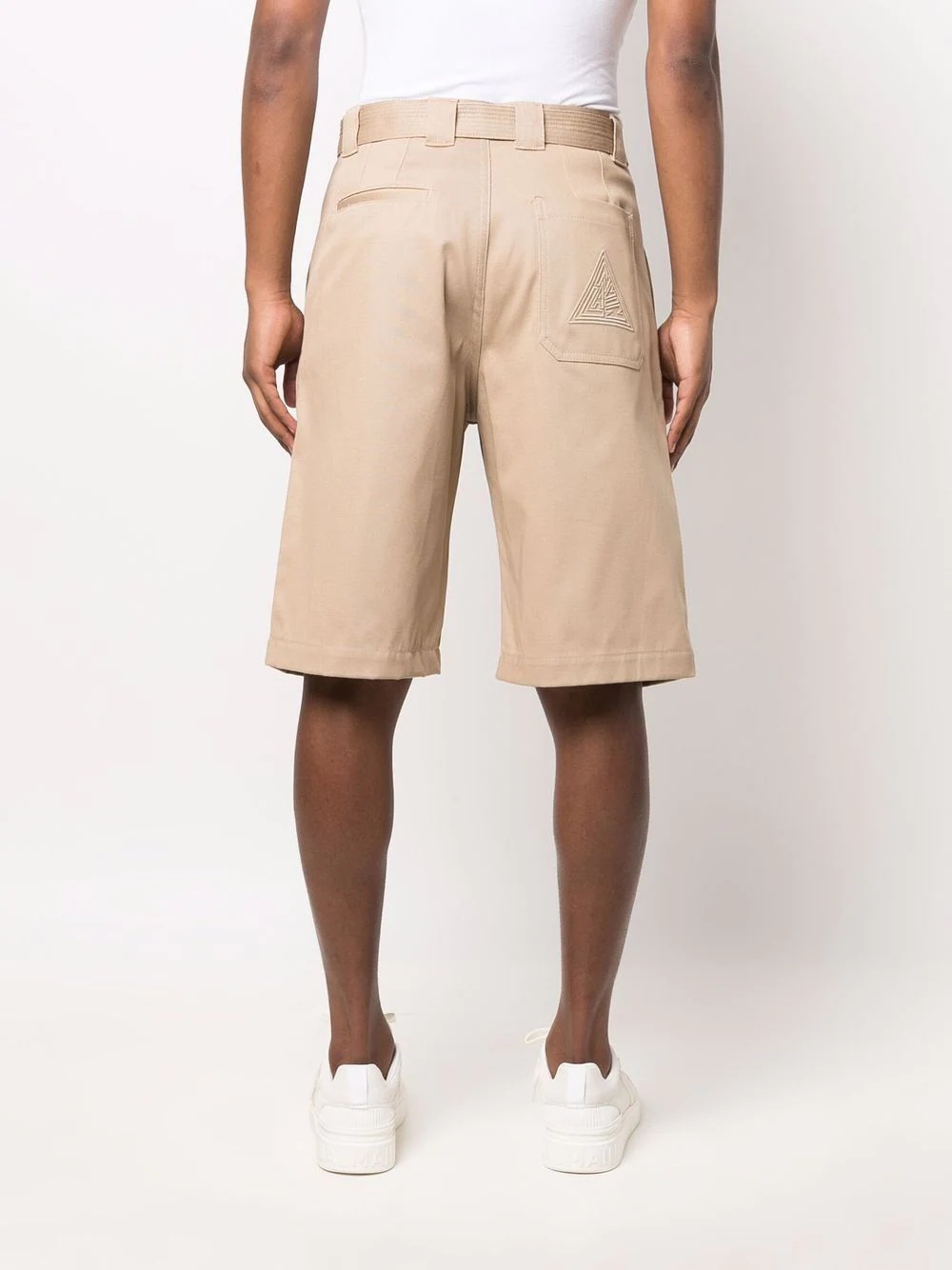 embroidered-logo bermuda shorts - 4