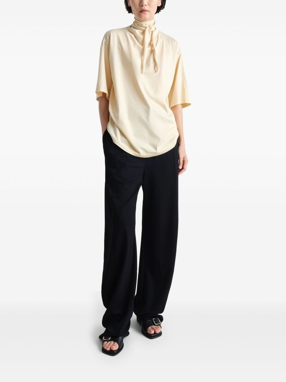 Cotton foulard t-shirt - 4