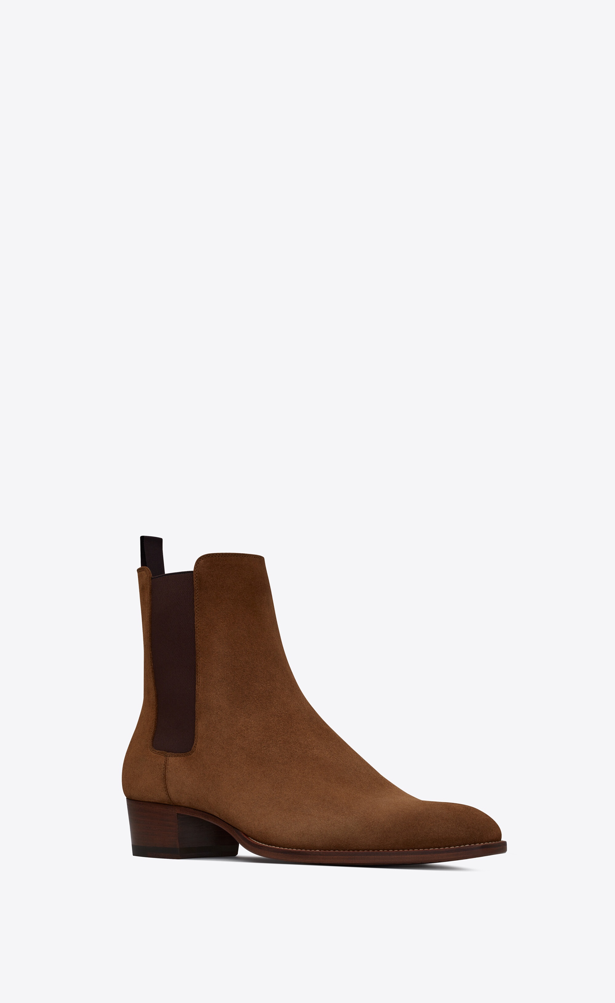 wyatt chelsea boots in suede - 3