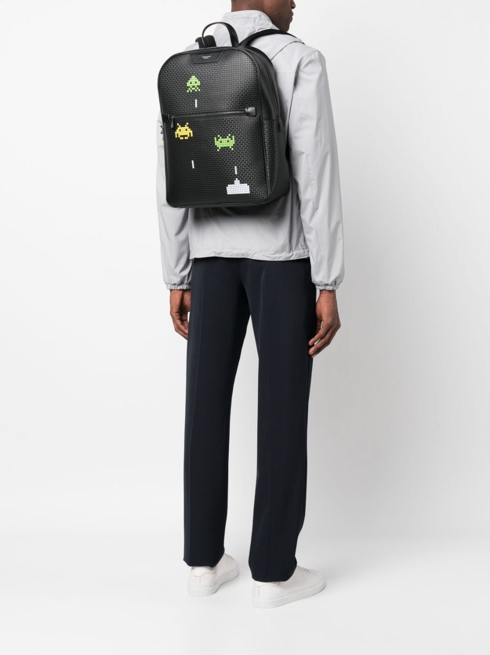 Space Invaders leather backpack - 2