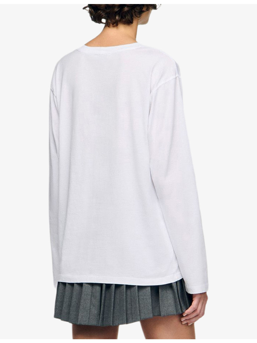 Brand-Embroidered Long-Sleeved Cotton-Jersey T-Shirt - 4