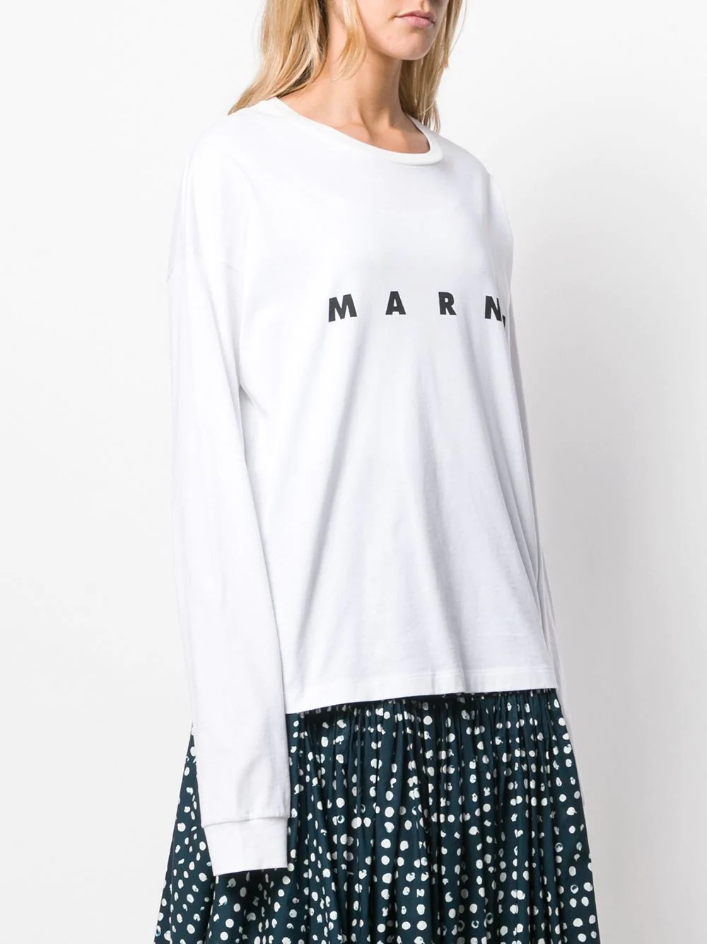 oversized logo print sweatshirt - 3