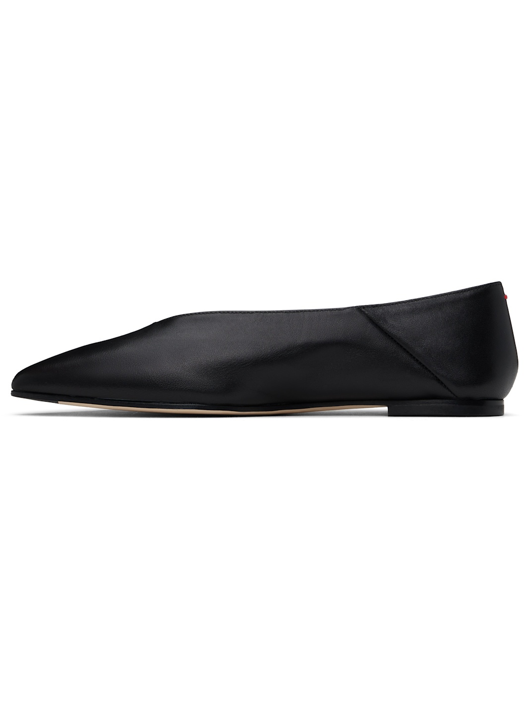 Black Moa Nappa Ballerina Flats - 3