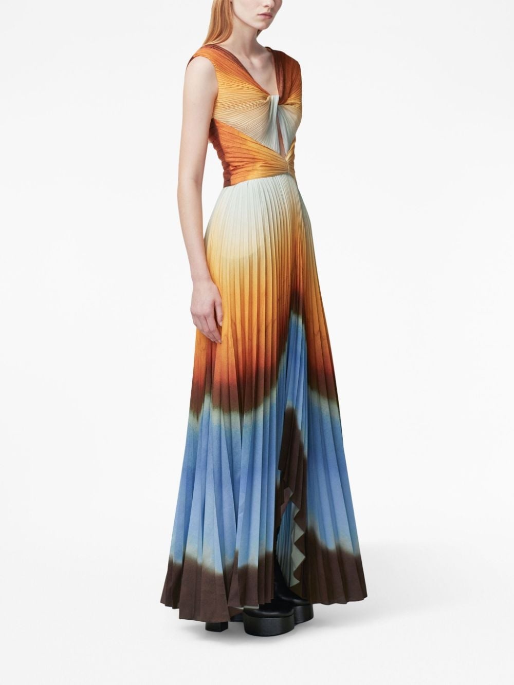 Kalymnos Shibori-print maxi dress - 3