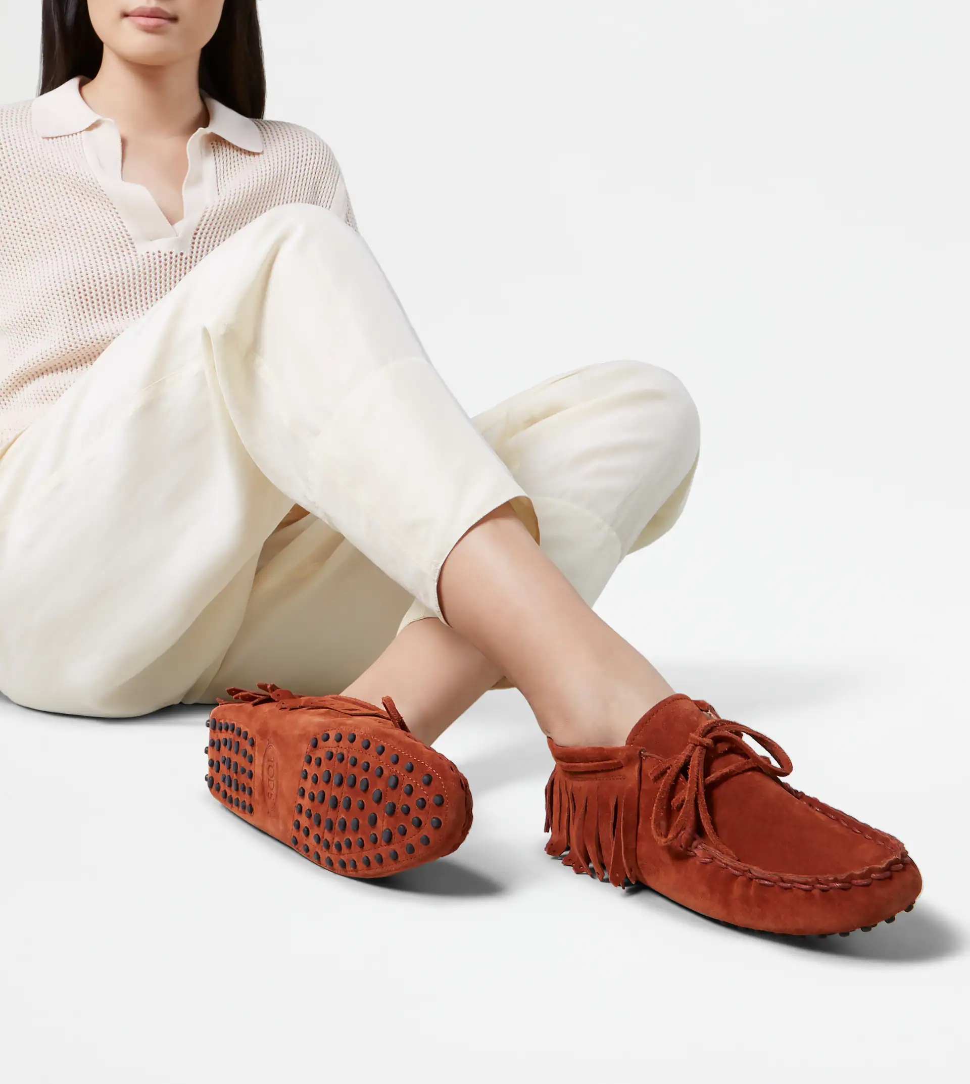 GOMMINO DESERT BOOTS IN SUEDE - ORANGE - 2