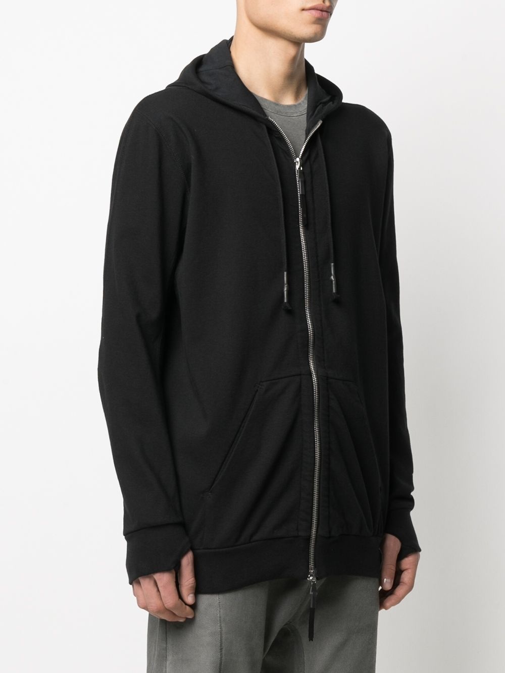 long-sleeve zipped hoodie - 3