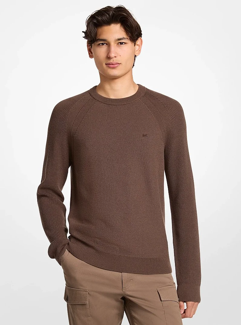 Wool Blend Crewneck Sweater - 1