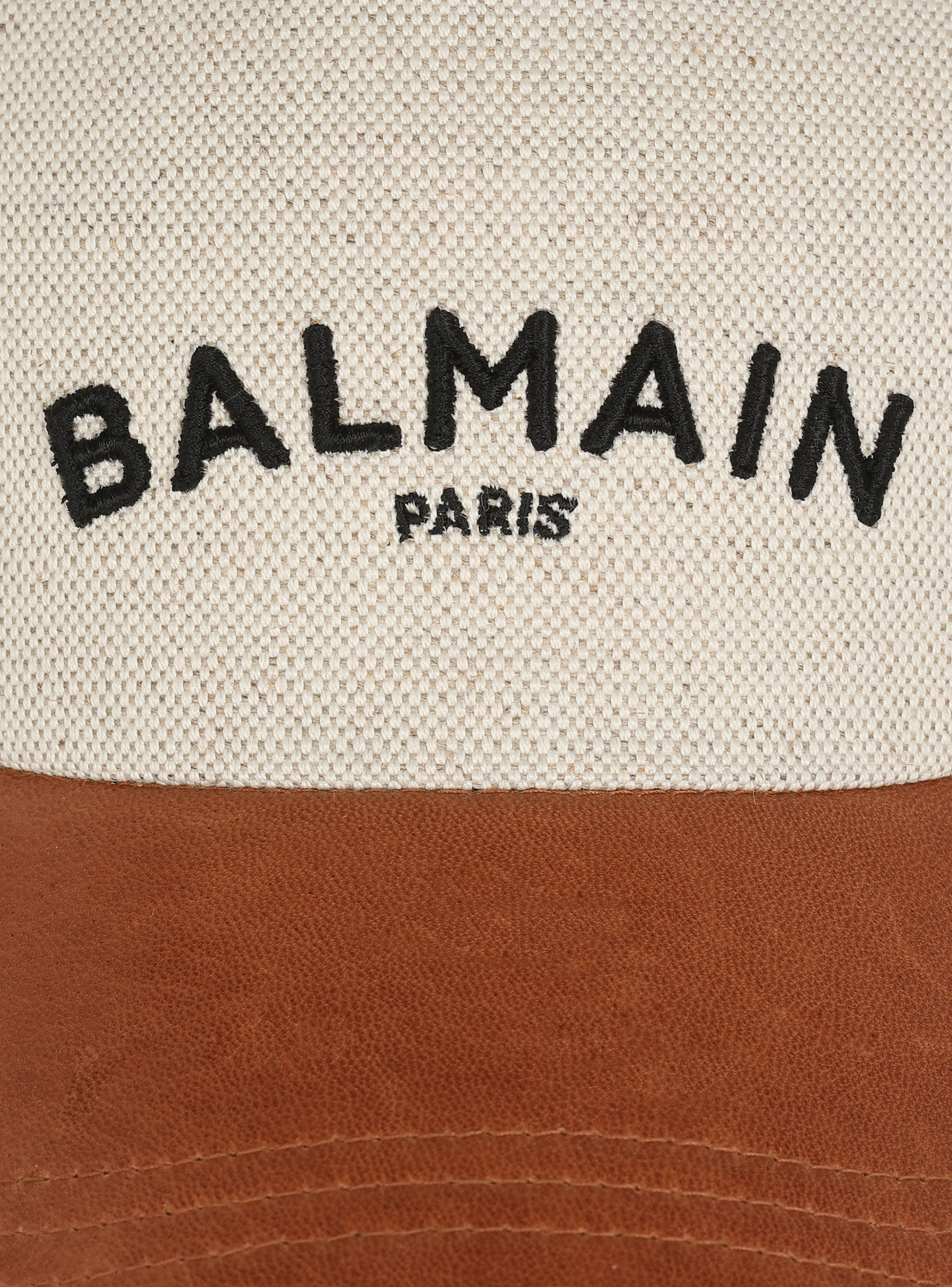Cotton cap with Balmain logo - 4