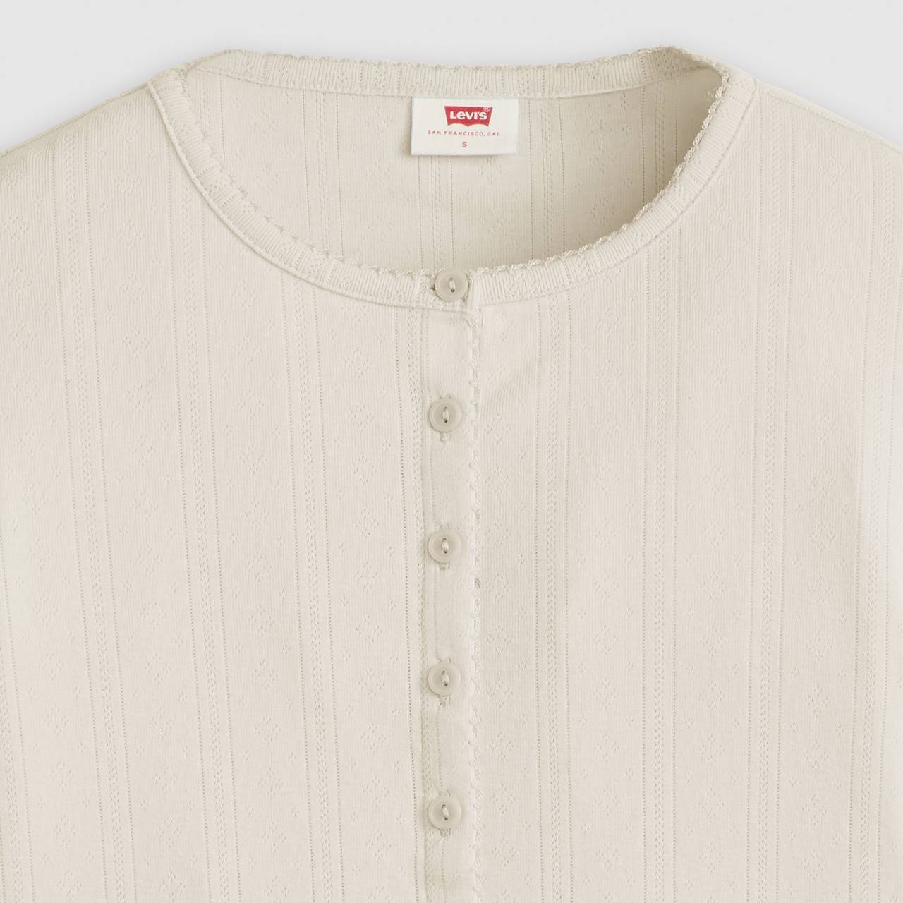 DRY GOODS WOMEN'S POINTELLE LONG SLEEVE T-SHIRT - 6