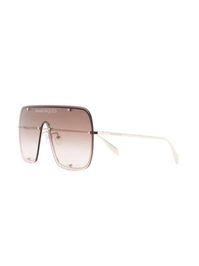 Alexander McQueen gradient oversize-frame sunglasses outlook