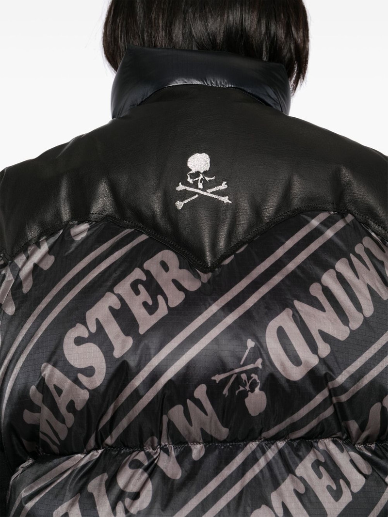 logo-print jacket 5