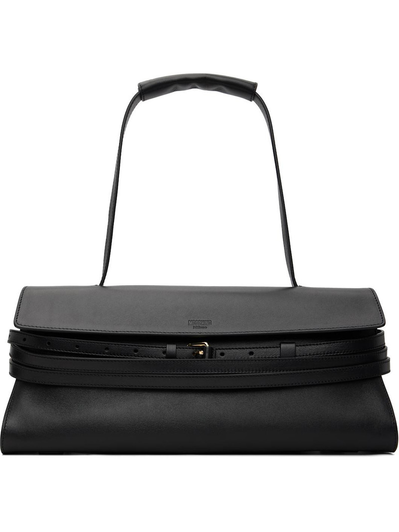 Black 'Tie Me' Shoulder Bag 1