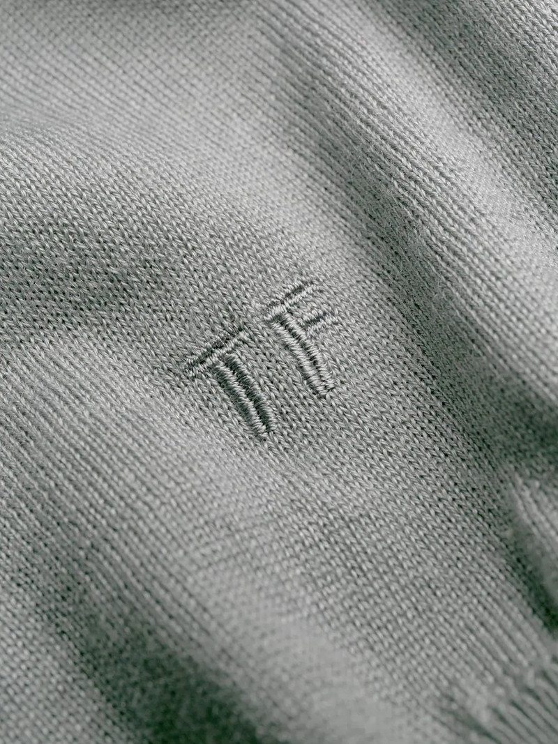 roll neck fine knit jumper 7