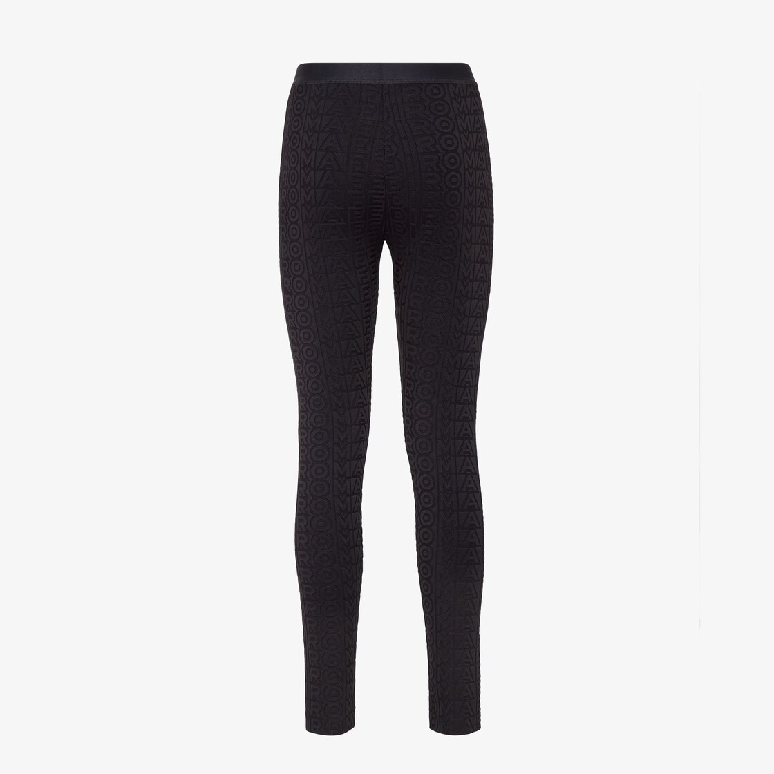 Tight-fitting leggings made of black fabric. The Fendi Roma logo is reinterpreted by Marc Jacobs in  - 2