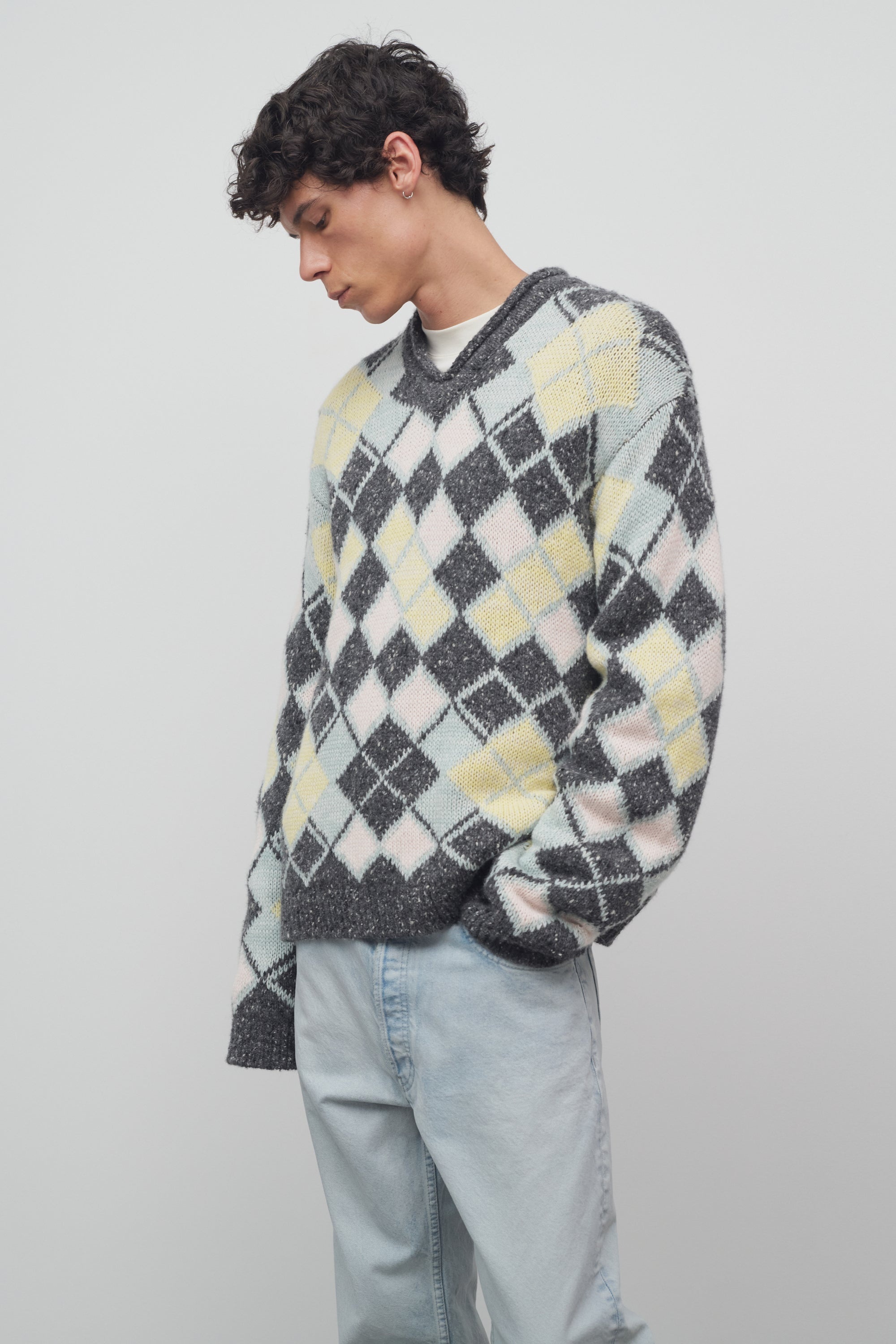 Edoardo Sweater in Cashmere and Polyamide - 4