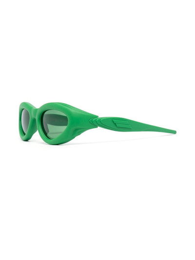 Bottega Veneta Bombe round-frame sunglasses outlook