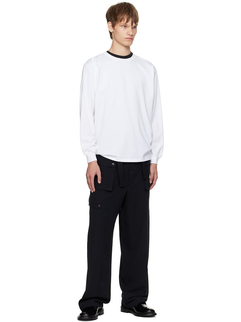 AURALEE White Luster Plaiting L/S T-shirt outlook