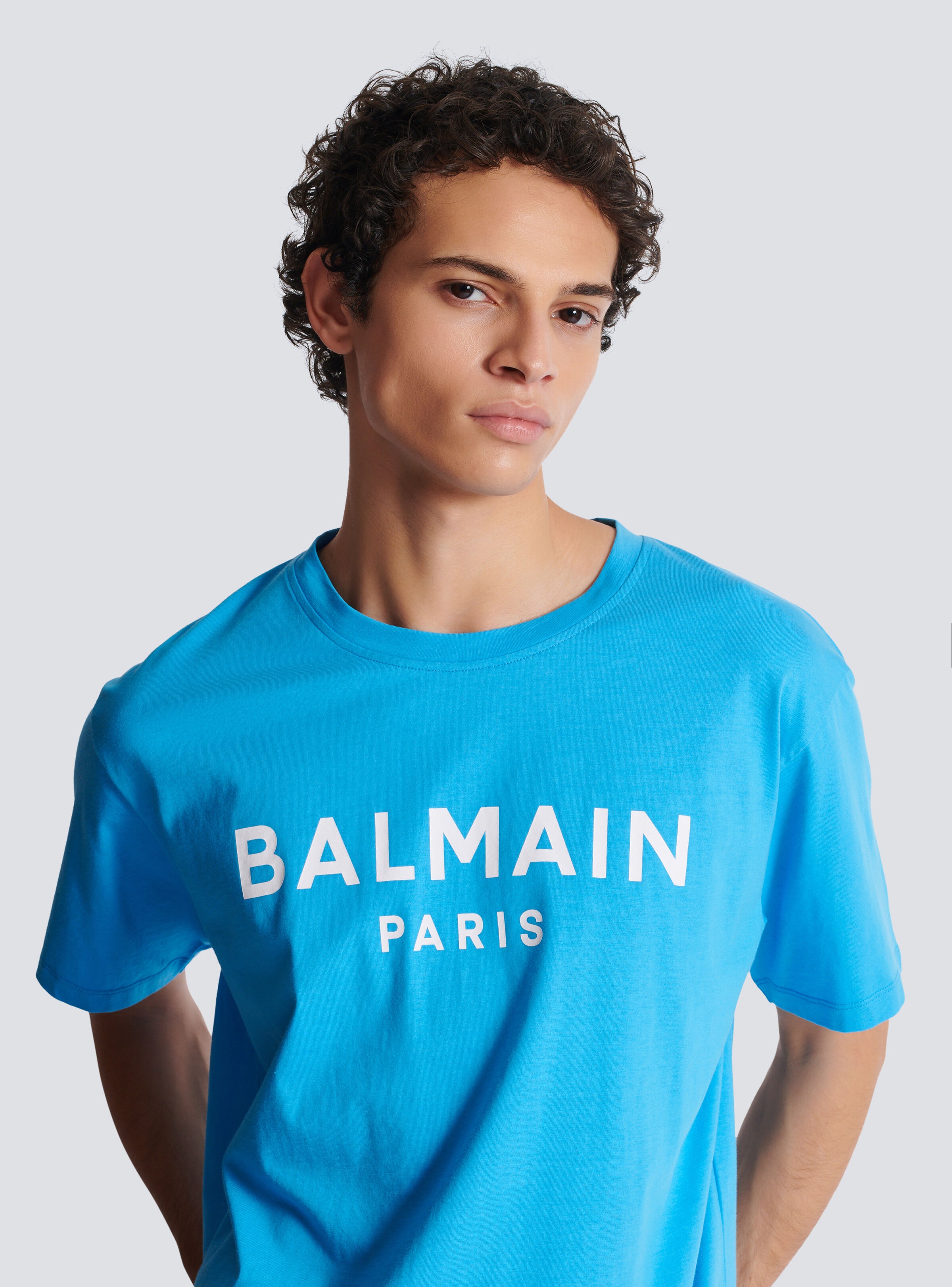 Straight-cut Balmain printed T-shirt - 7
