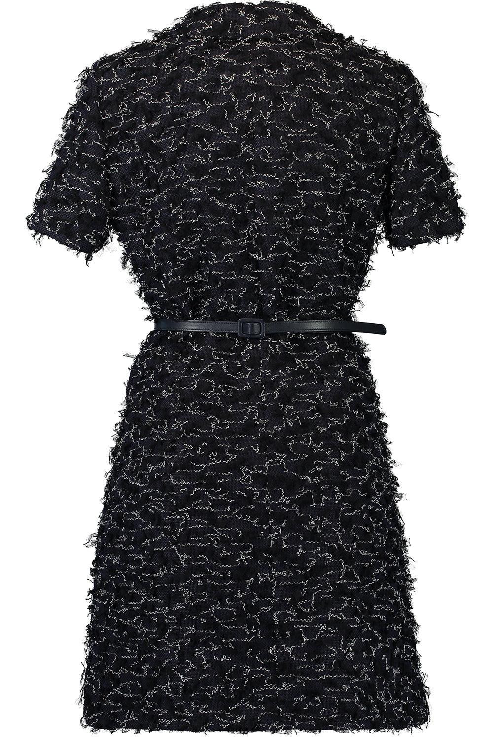 Short Sleeve Belt Dress - 6