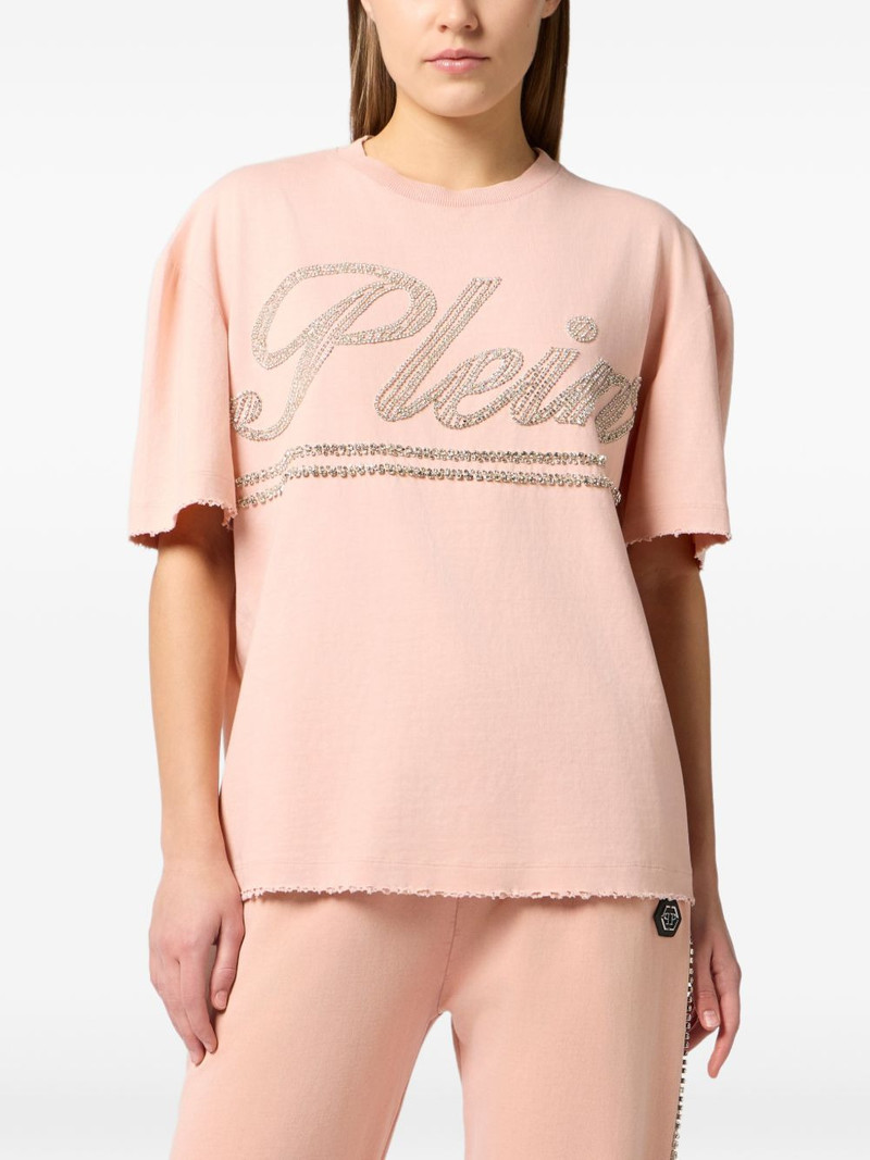 logo-strass T-shirt 3