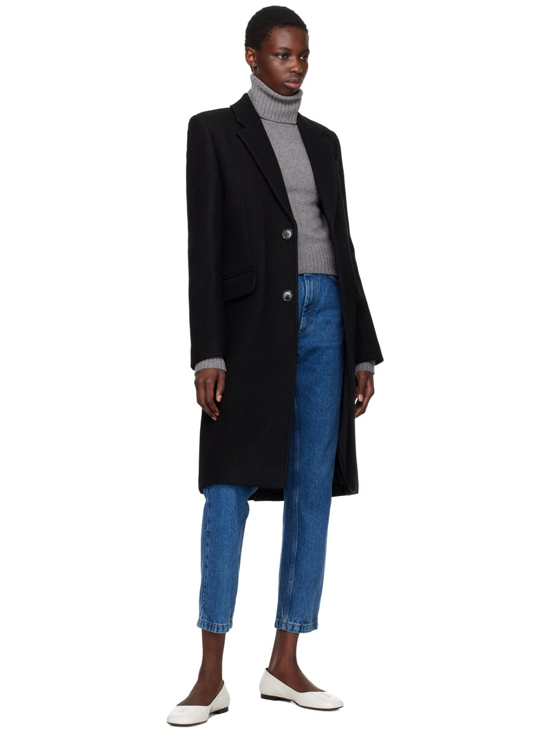 AMI Paris Gray Tonal Ami de Cœur Turtleneck outlook