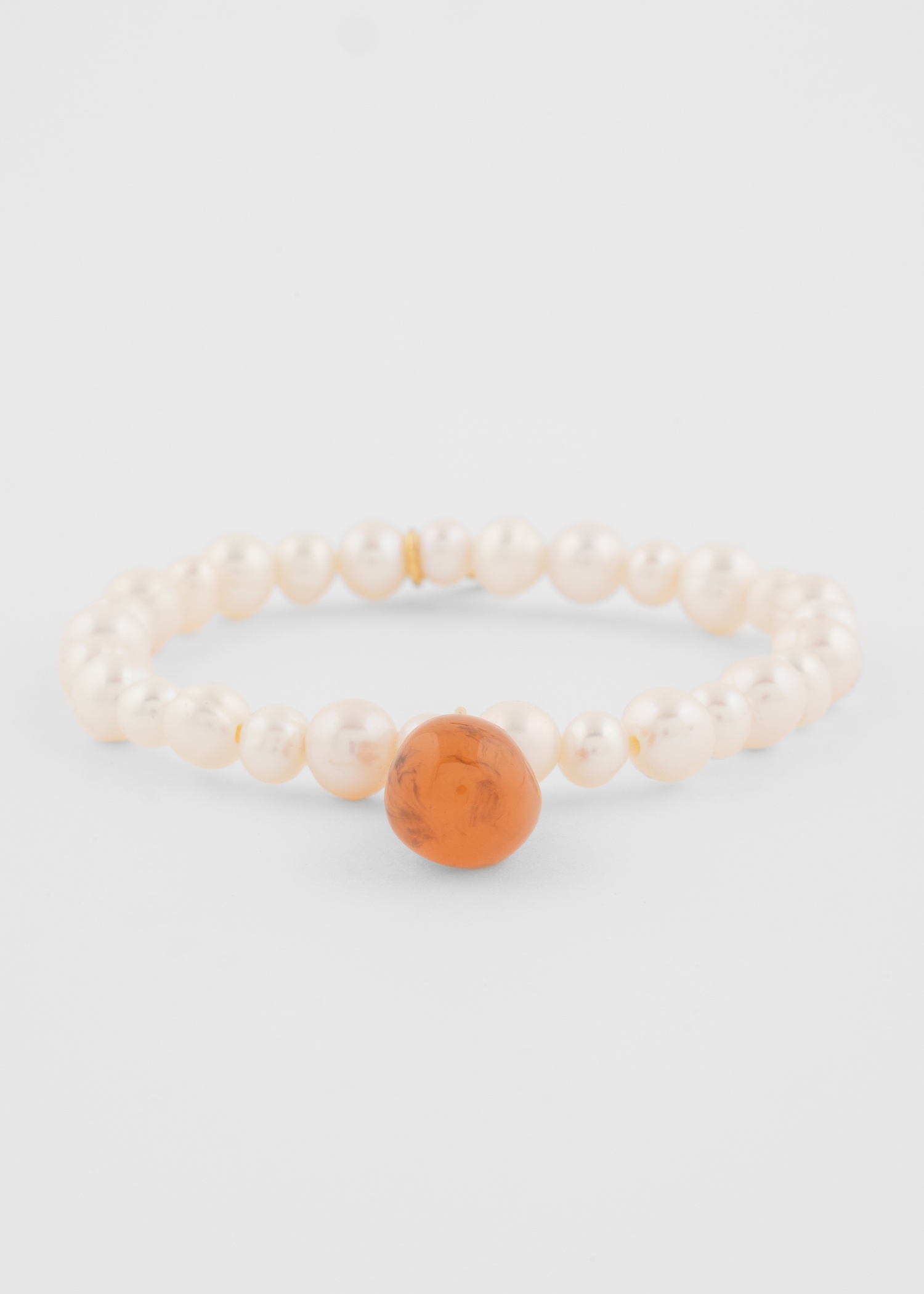 Pearl & Bio Resin Gold Vermeil Bracelet by Completedworks - 2