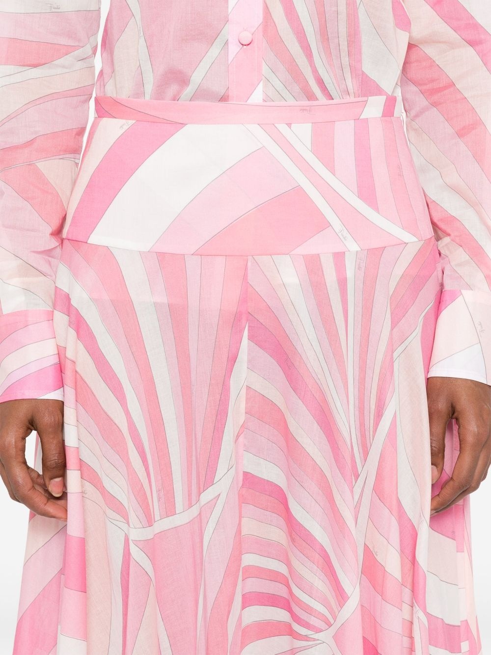 Iride-print skirt - 5