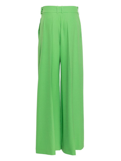 ALEXANDRE VAUTHIER mid-rise palazzo crepe trousers outlook