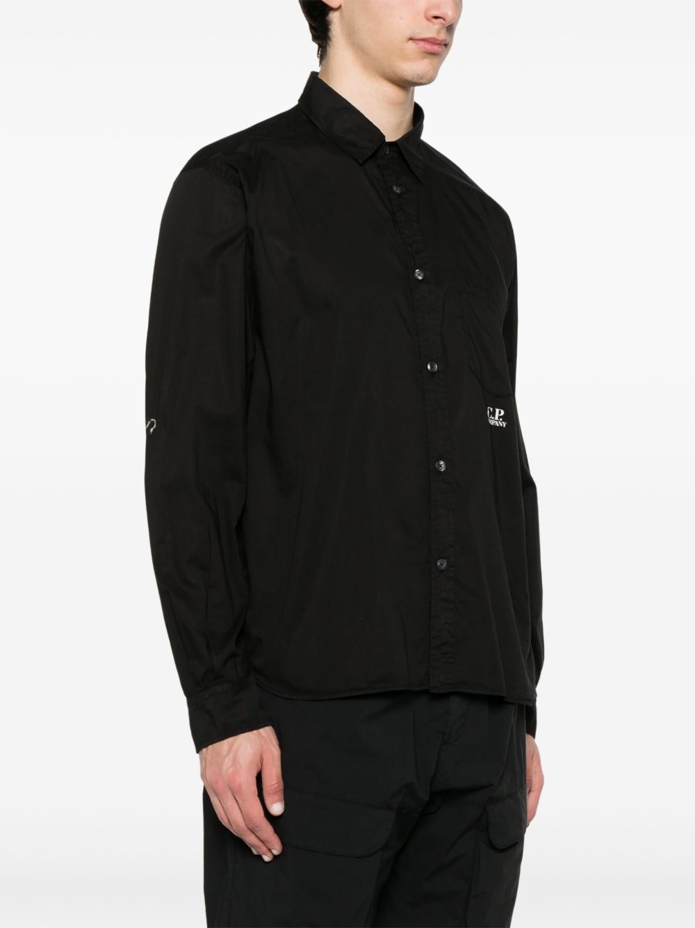 logo-print shirt - 3