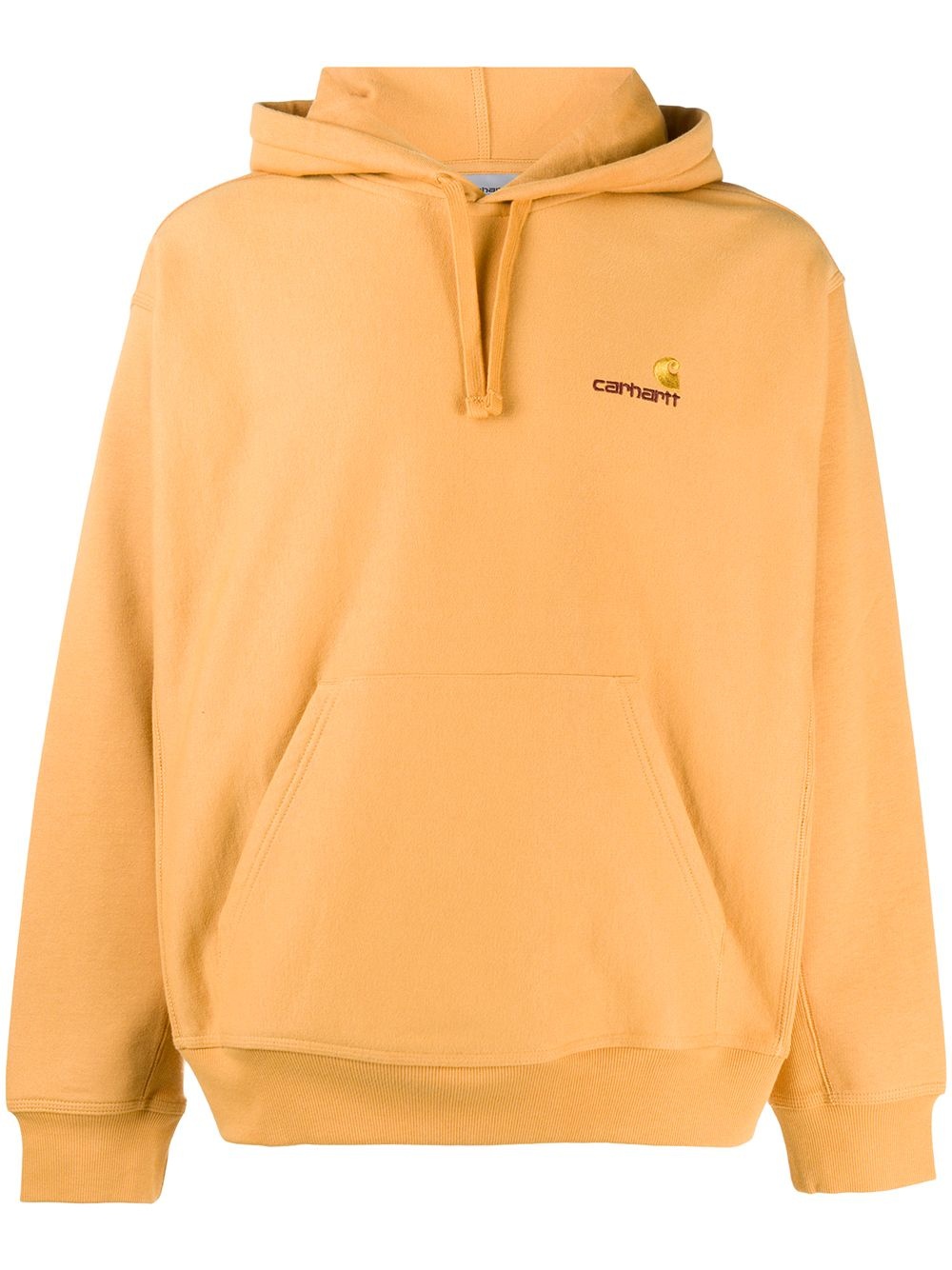 embroidered logo hoodie  - 1