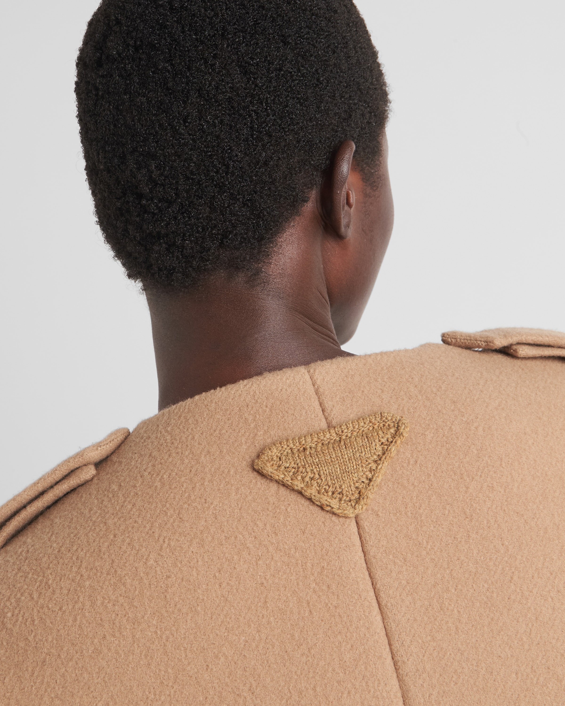 【プラダ・PRADA】Single-breasted velour caban jacket Prada Single-breasted velour caban jacket - ShopStyle