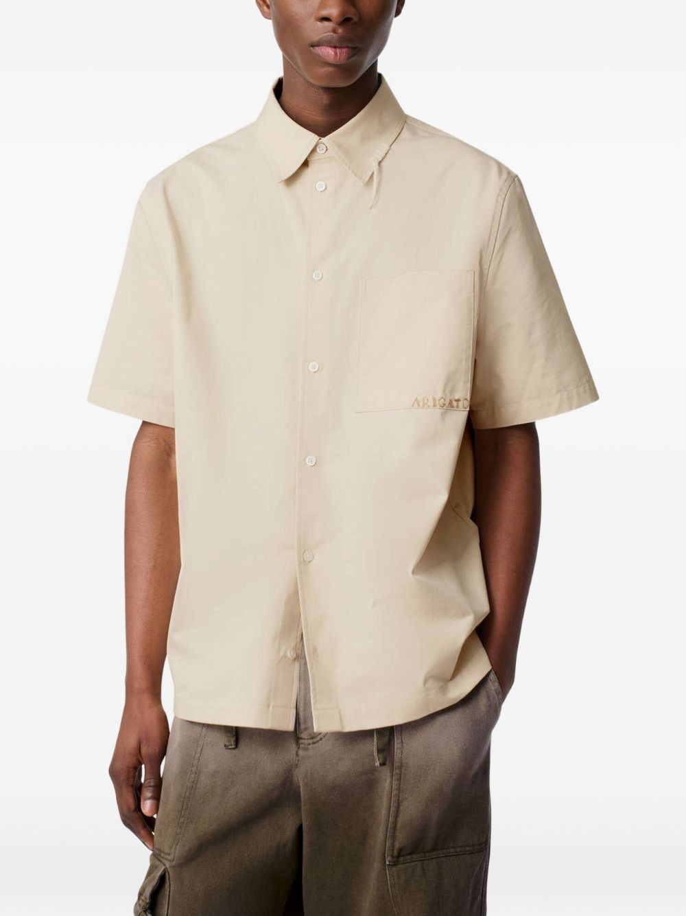Dylan embroidered pocket shirt - 3
