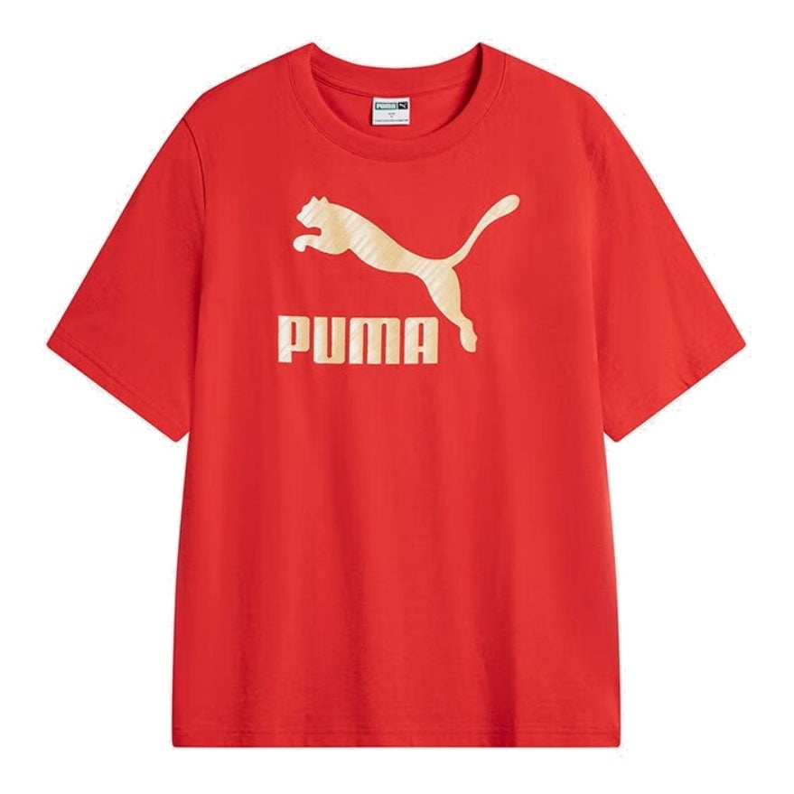 PUMA Classics GS Shortsleeve Tee 'Red Gold' 625824-11 - 1