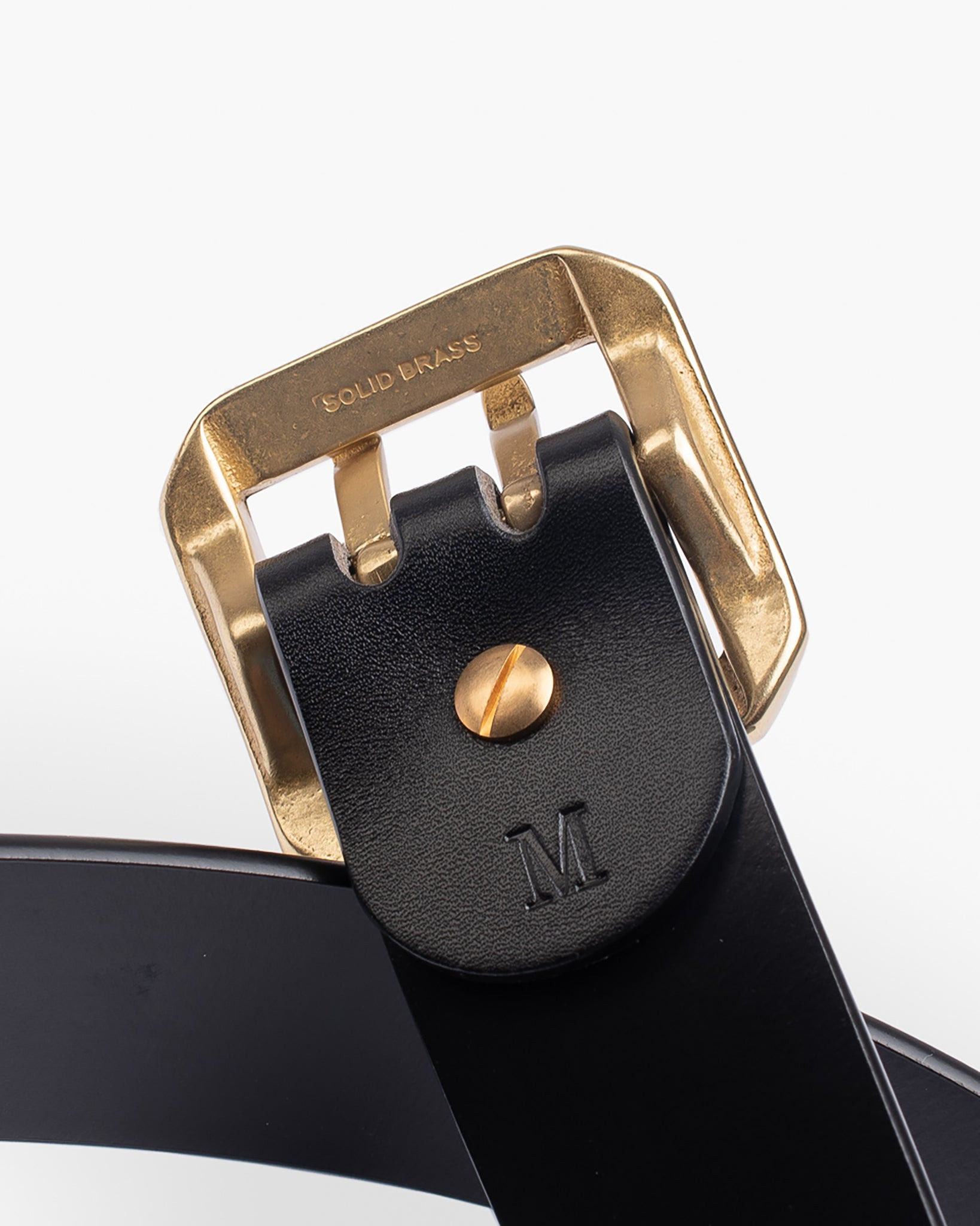 OGL-BELT-FULL-DPGAR-BLK OGL Double Prong Garrison Buckle Leather Belt - Black - 5