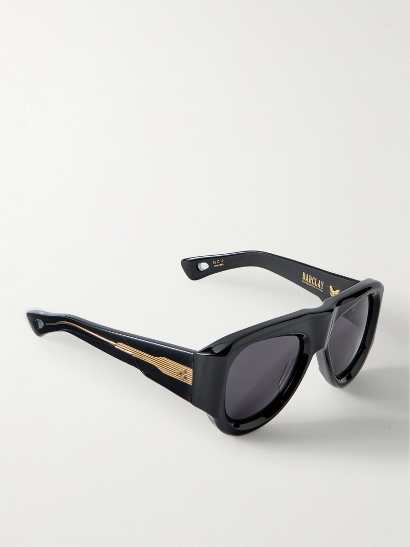 Barclay aviator-style acetate sunglasses Black 3