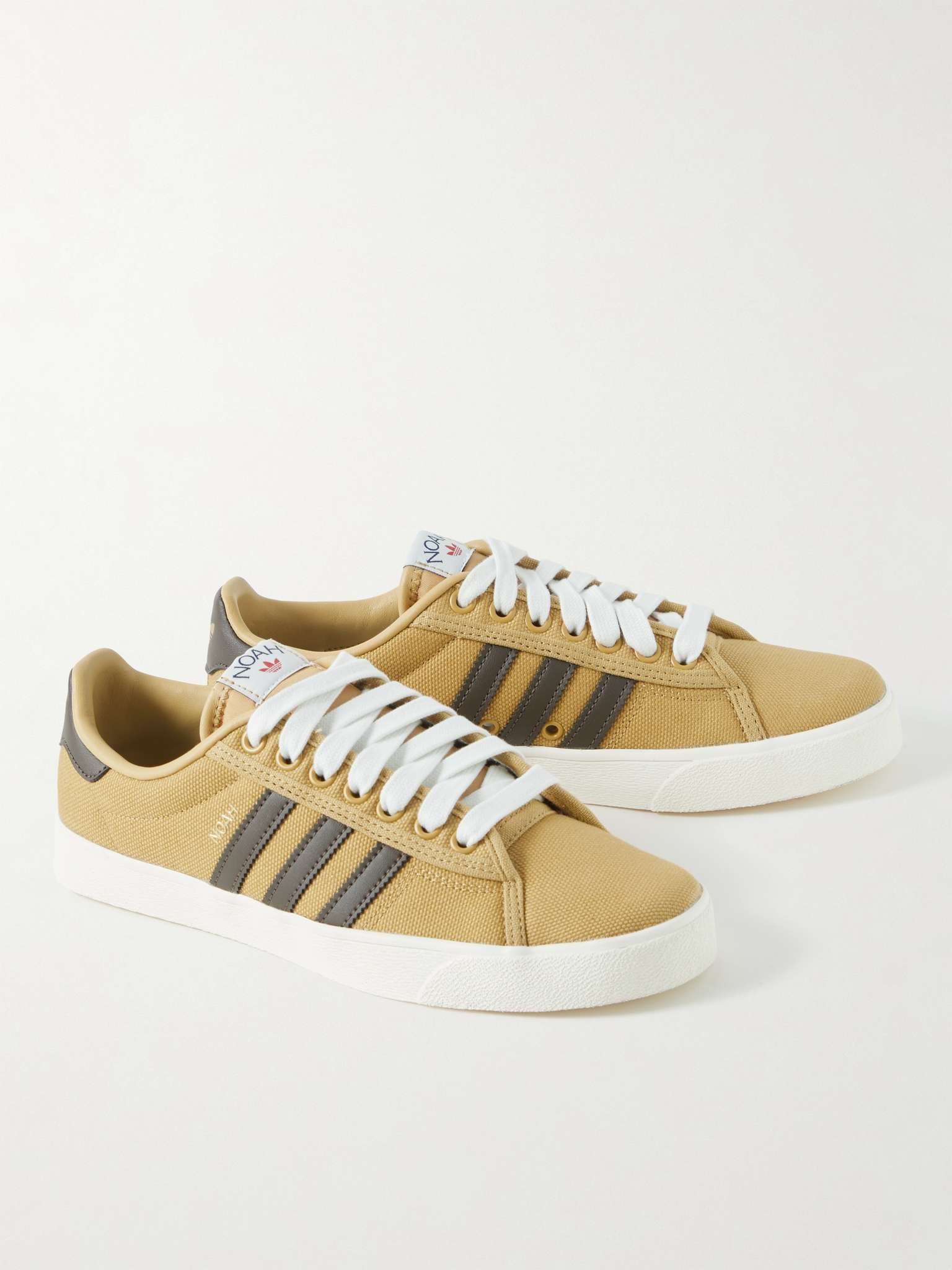 adidas + Noah Adria Leather-Trimmed Canvas Sneakers | REVERSIBLE