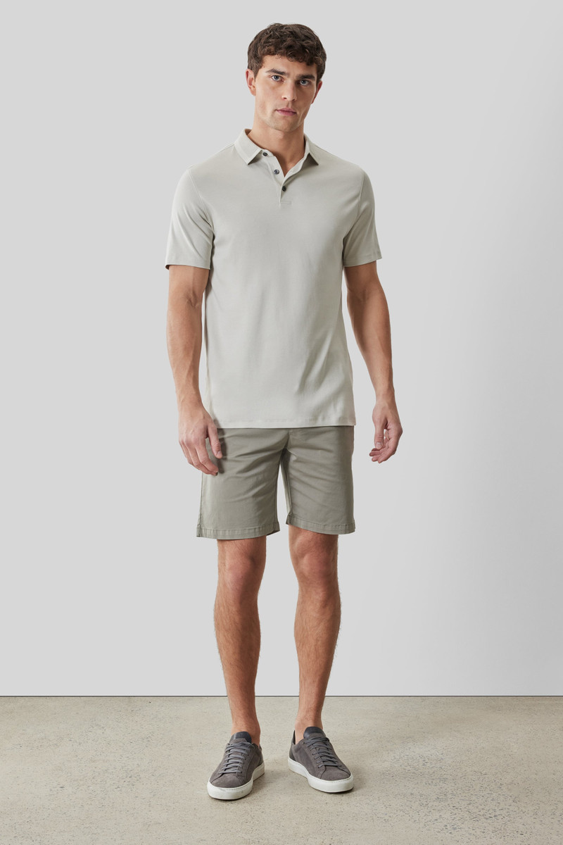 ROBERT BARAKETT The Barakett Textured Collar Polo outlook