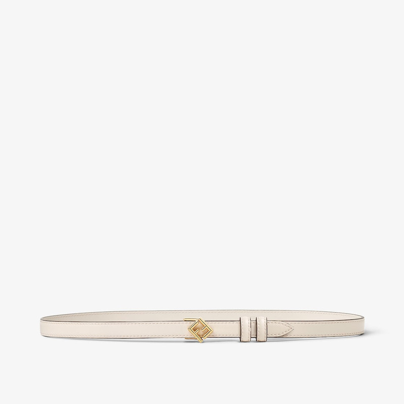 FF Diamonds Belt Camelia-color leather belt 1
