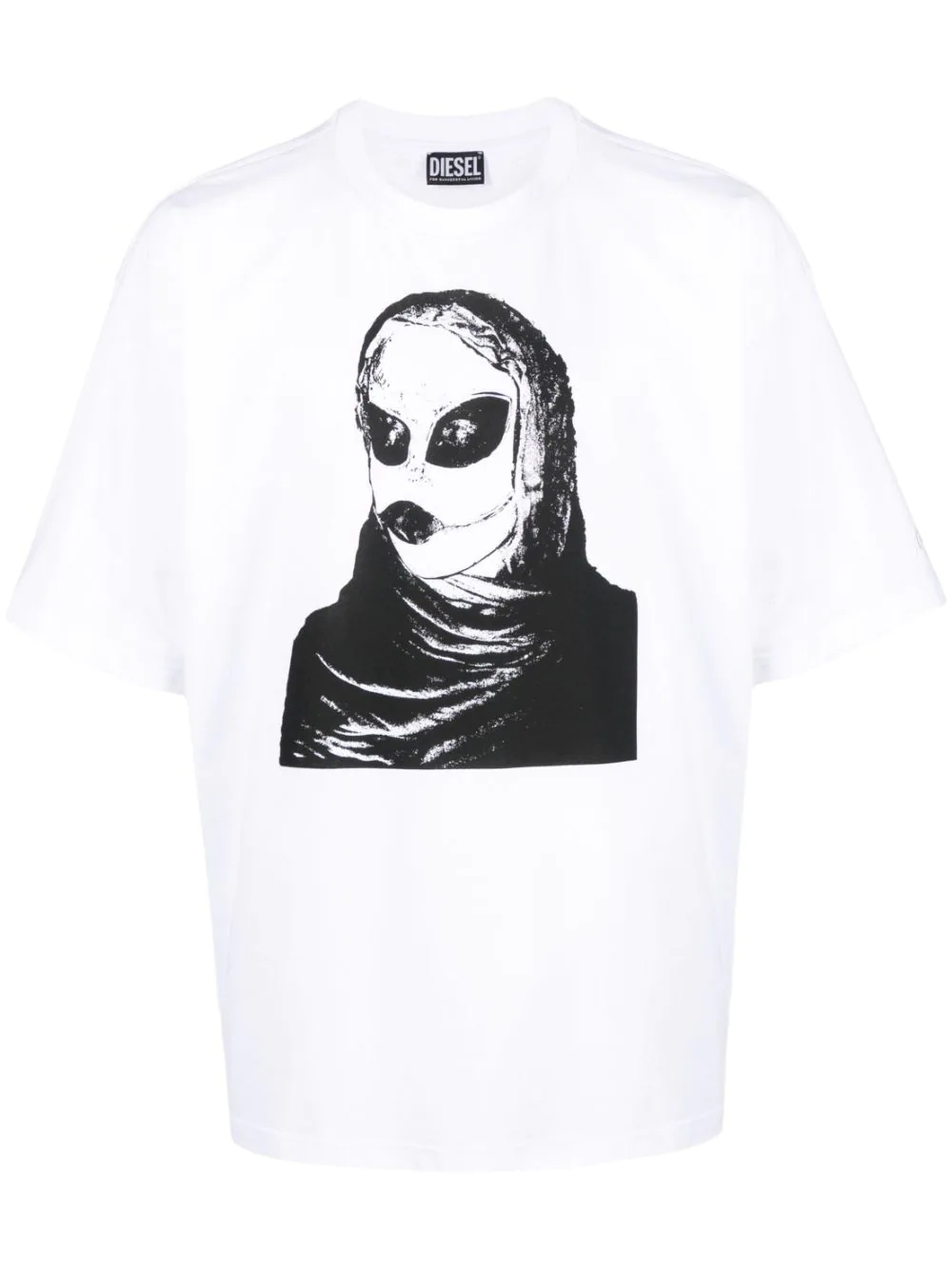 Green Label alien-print T-shirt - 1