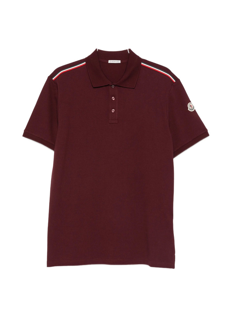 Moncler Stripe-detail Polo Shirt 1