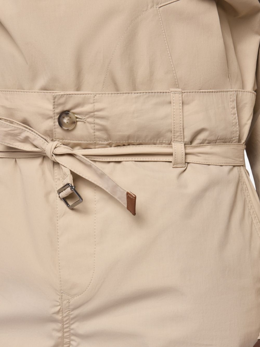belted straight-leg trousers - 5