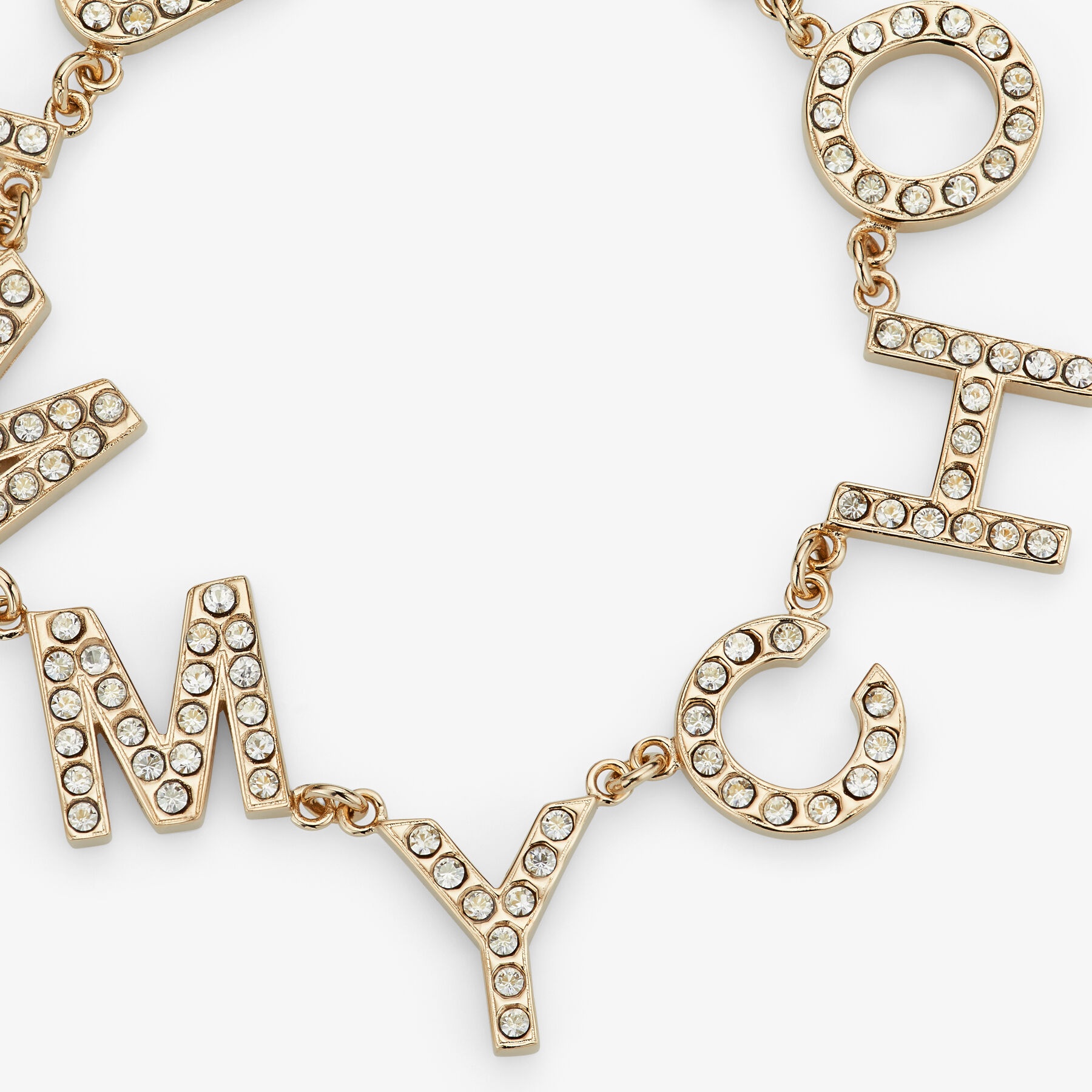 Jimmy Choo Bracelet
Gold-Finish Metal Bracelet with Crystals - 4