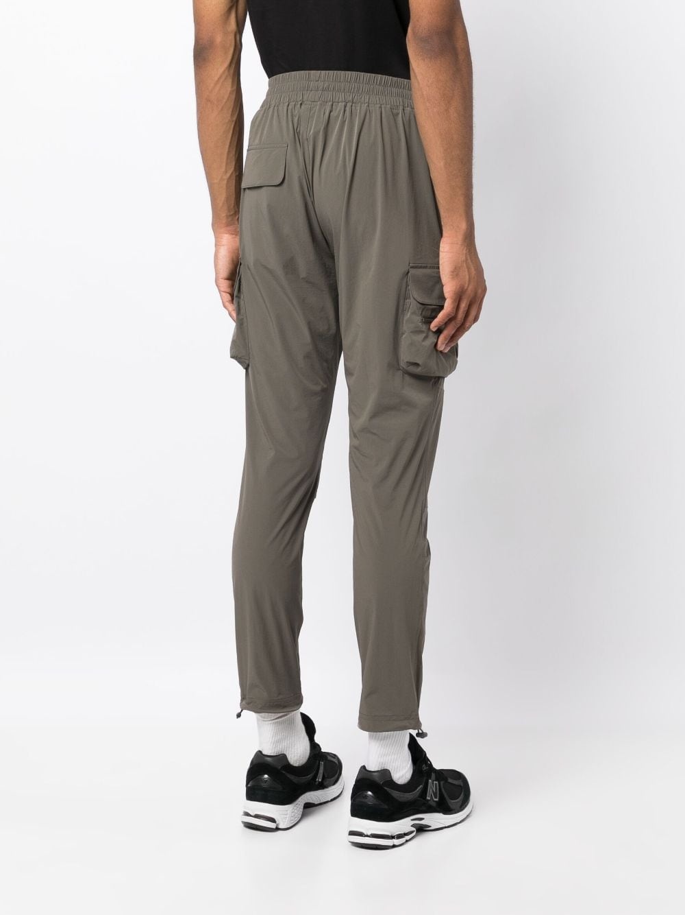drawstring-waistband track pants - 4