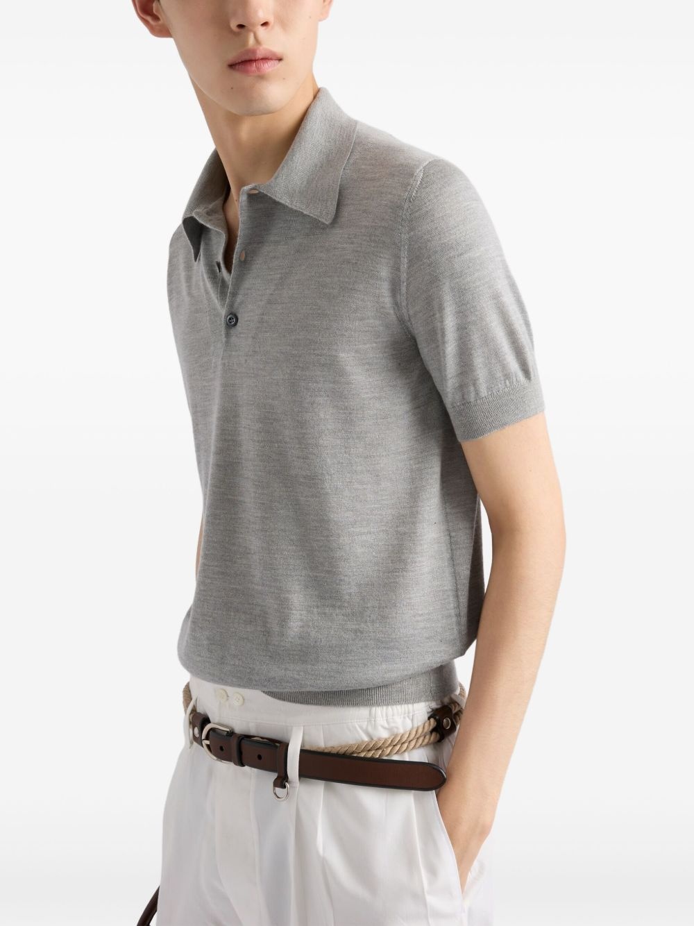 cashmere polo shirt - 4