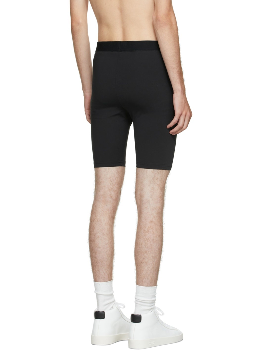 Black Athletic Biker Shorts - 3