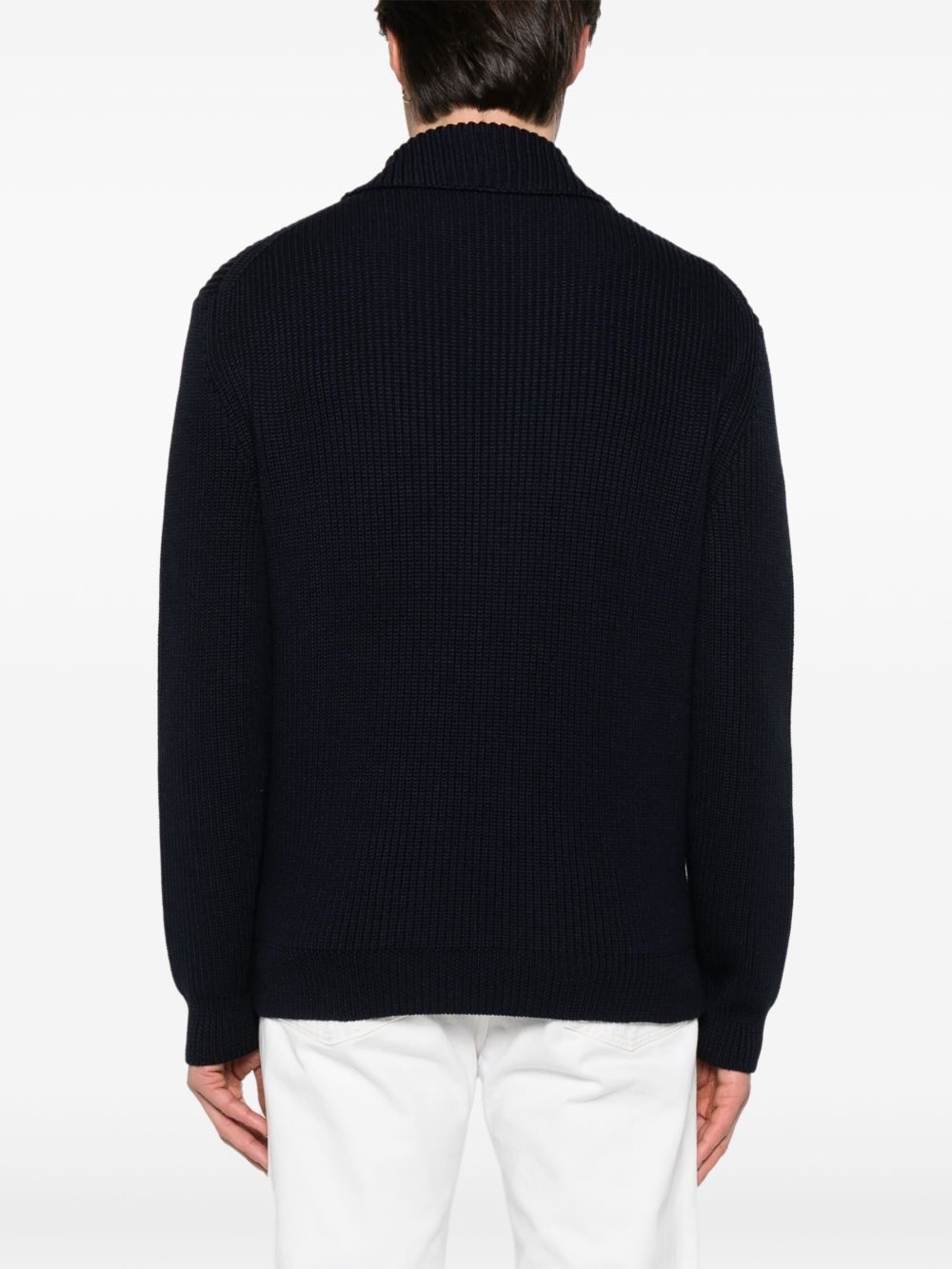 shawl-collar cardigan - 4