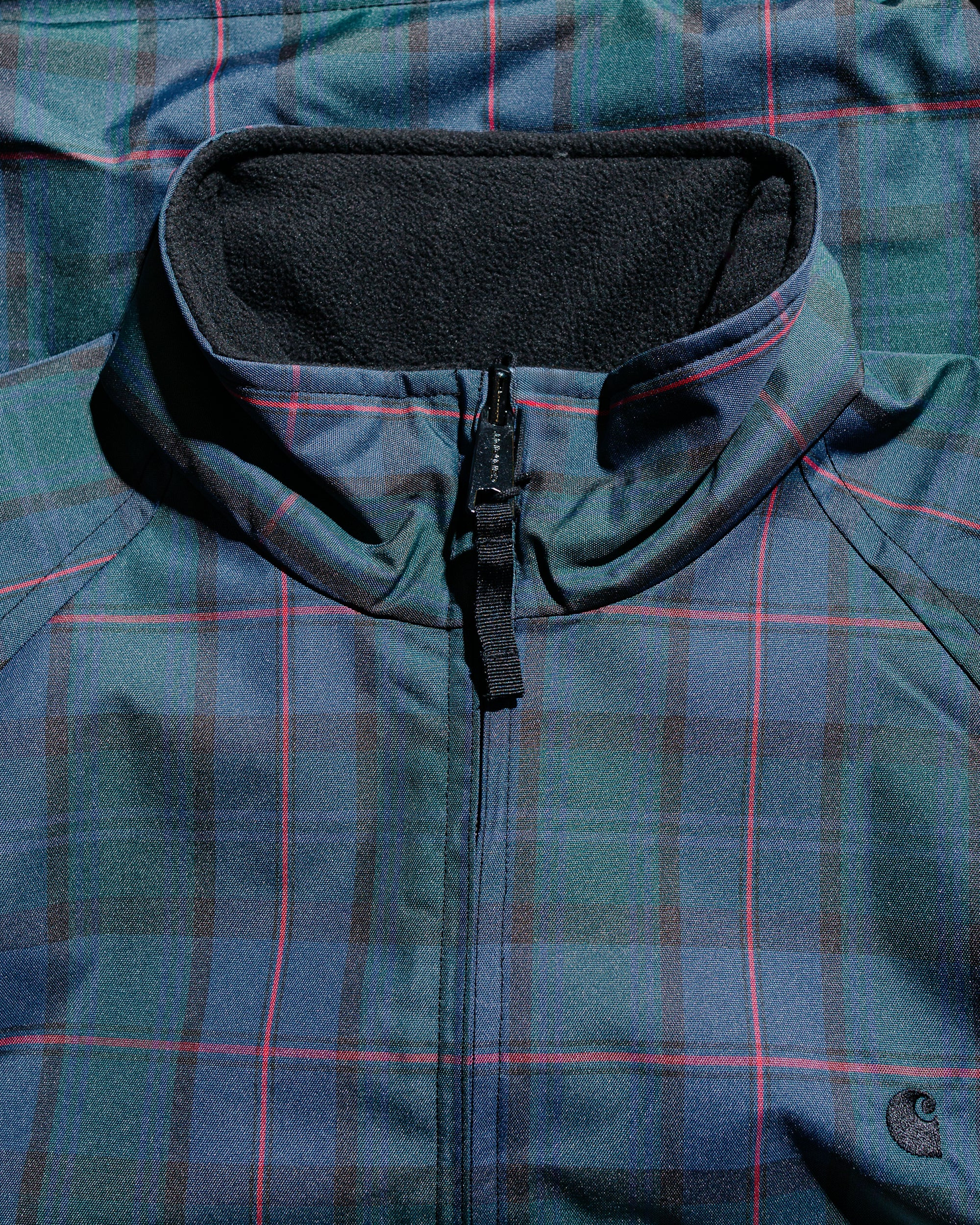 Carhartt W.I.P. Reversible Planner Check Jacket Air Force Blue/Black - 7