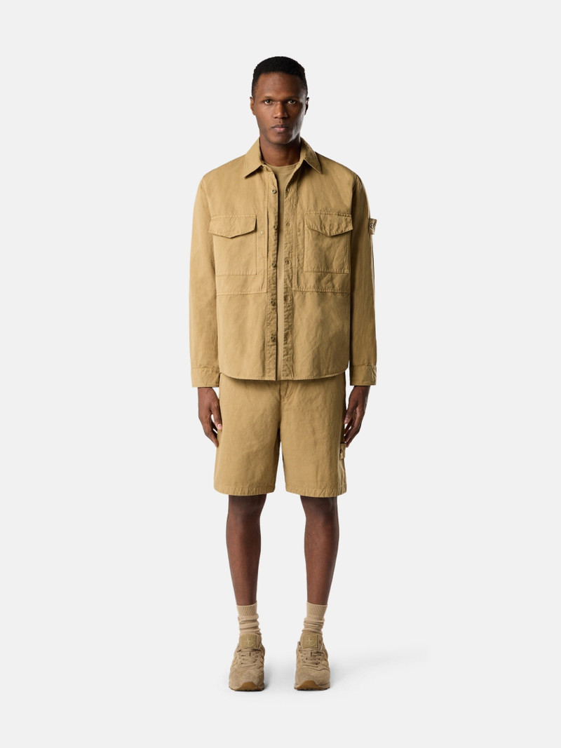 Stone Island L100003 COTTON LINEN CANVAS_S.I.GHOST outlook